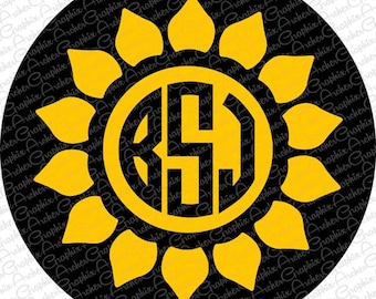 Monogram Sunflower Spare Tire Cover