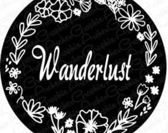 Personalized FlowervWreath Spare Tire Cover