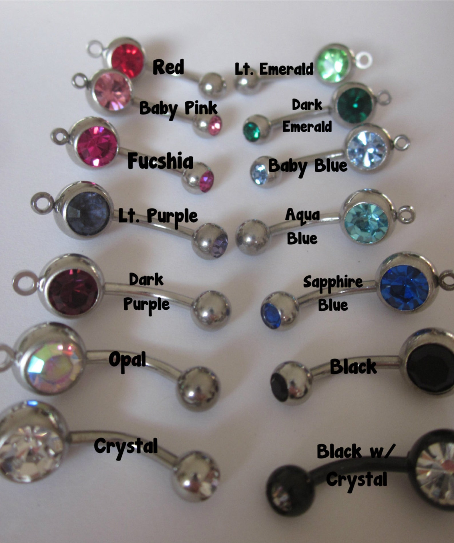 ballet slippers belly button ring hand stamped stainless steel hearts for ballerina, dancer, beautiful