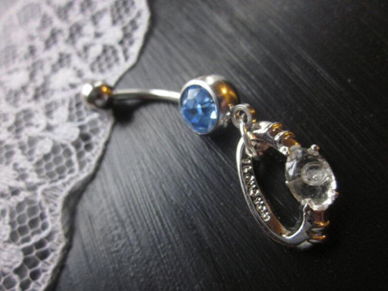 Wedding Ring Belly Button Ring Perfect for the Newly Engaged Etsy