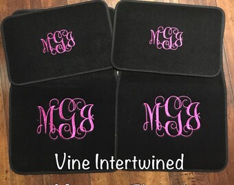 car mats with initials