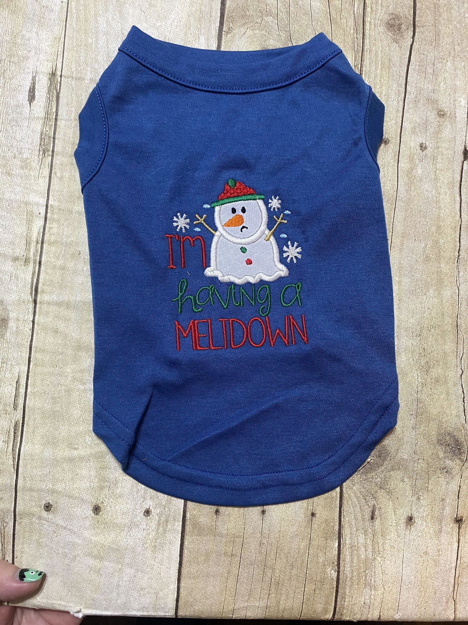 Christmas Dog Dress Shirt or Dress Merry Christmas Having a Etsy