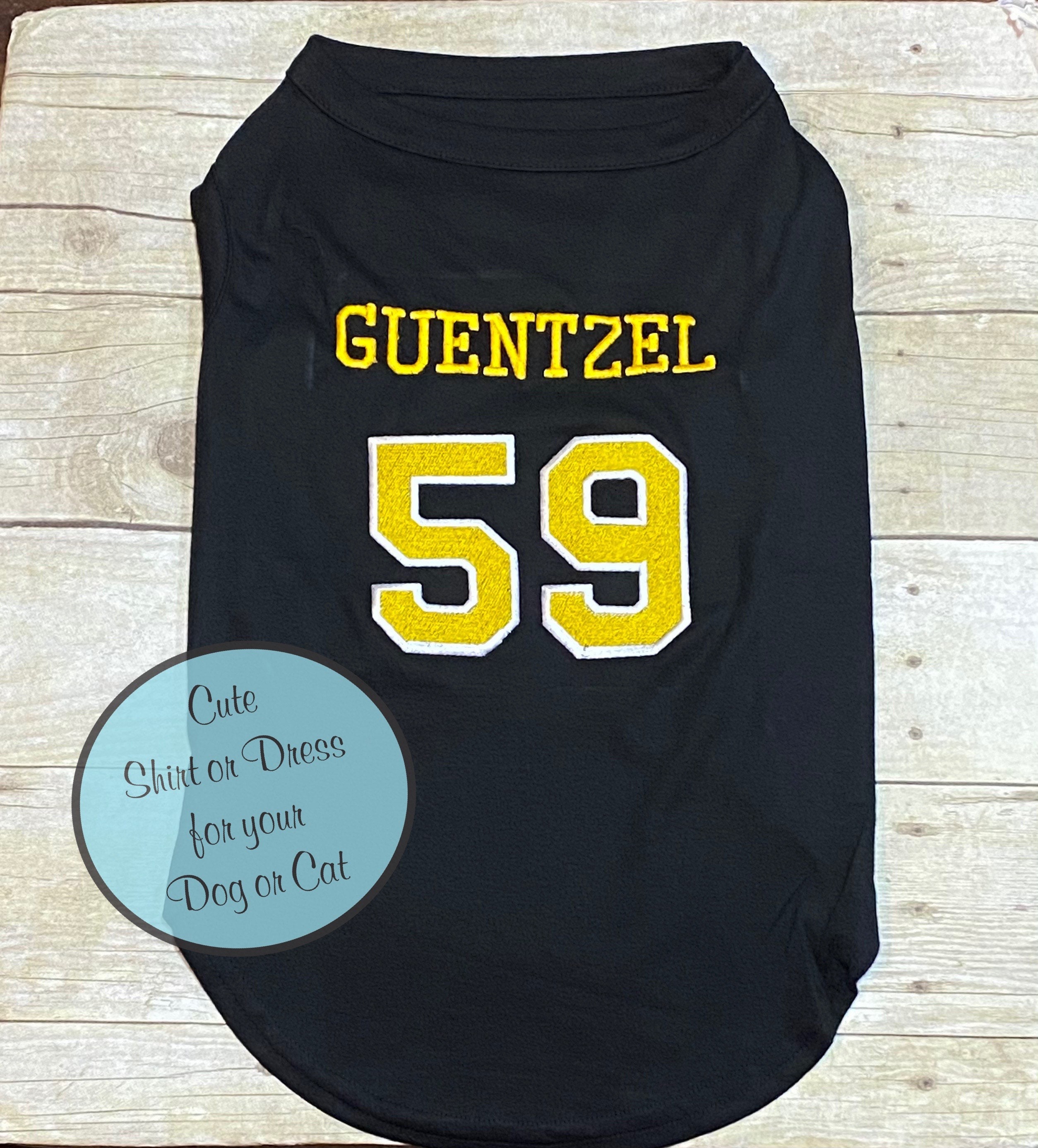 Custom Baseball Dog T-Shirt Pet Jersey Clothes Personalized Name Number  Team Color Apparel Sport Fans Gifts for Dog Cat