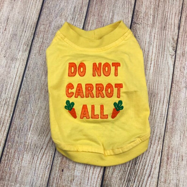 Dog Easter Shirt or Dress I Do Not Carrot All Pretty Custom Etsy