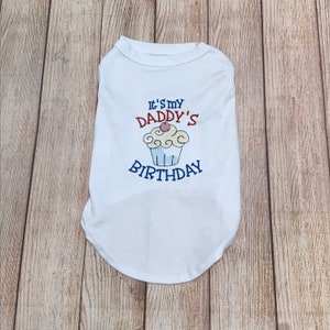 Dog Birthday Shirt, Happy Birthday Mommy, Daddy, Sibling Birthday, Happy Birthday Dad, Theme Tshirt, Custom Party Dress, Puppy Outfit