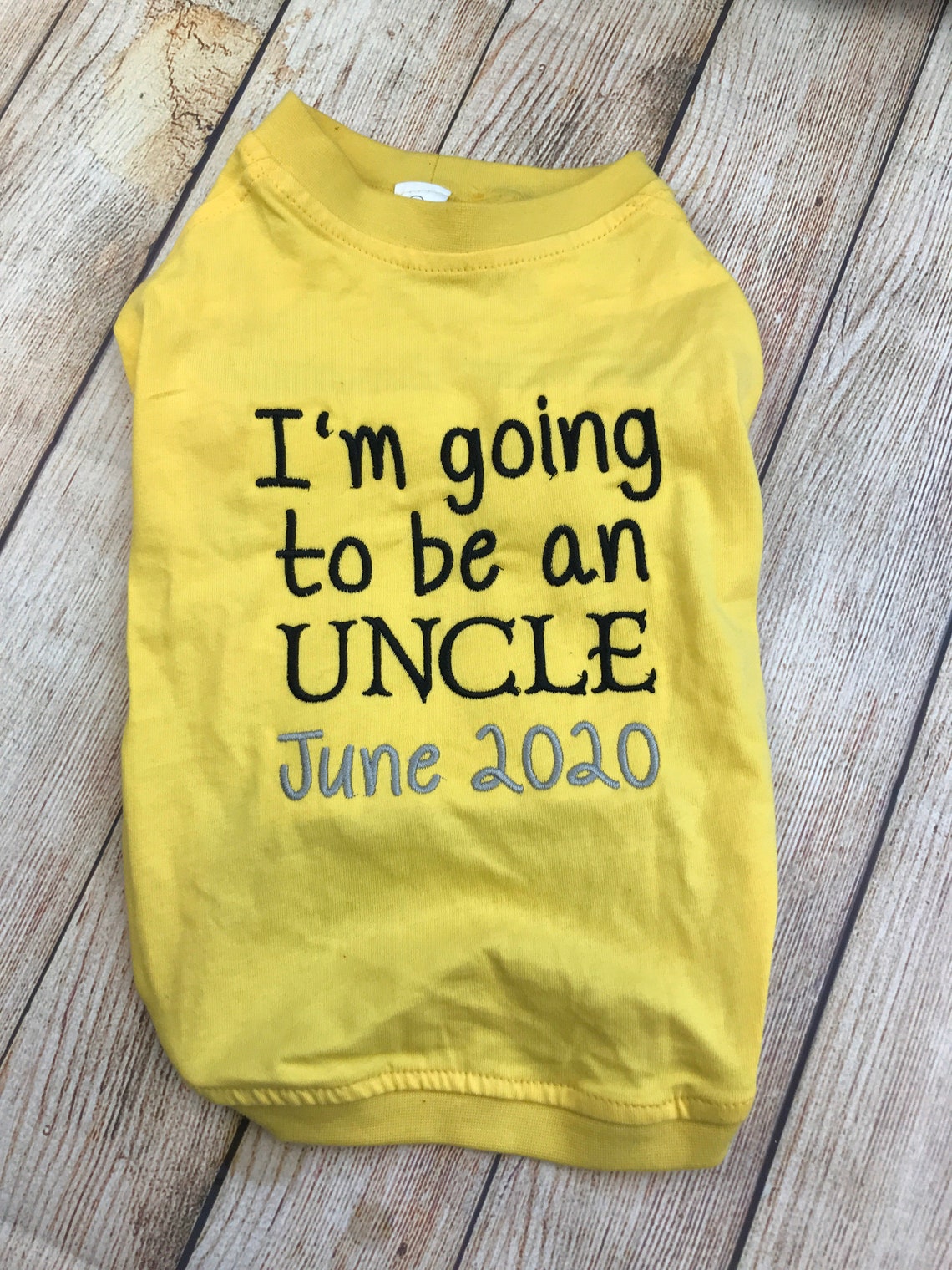 I'm going to be an Uncle Dog Shirt Pregnancy Etsy