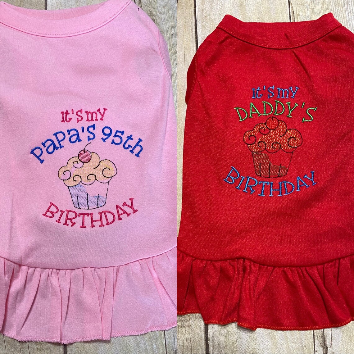 Dog Birthday Shirt Happy Birthday Mommy Daddy Sibling Etsy