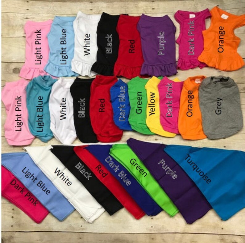 Dog Tee Shirt or Dress I Love Grandpa Custom Embroidery Dog Etsy