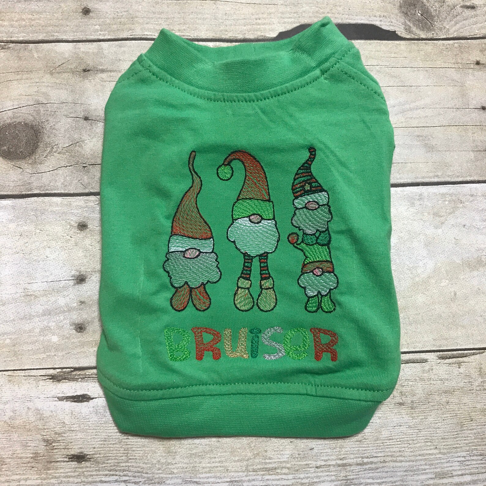 Dog Christmas Shirt Dress Gnomes Small Dog Shirt Dog Sister Etsy