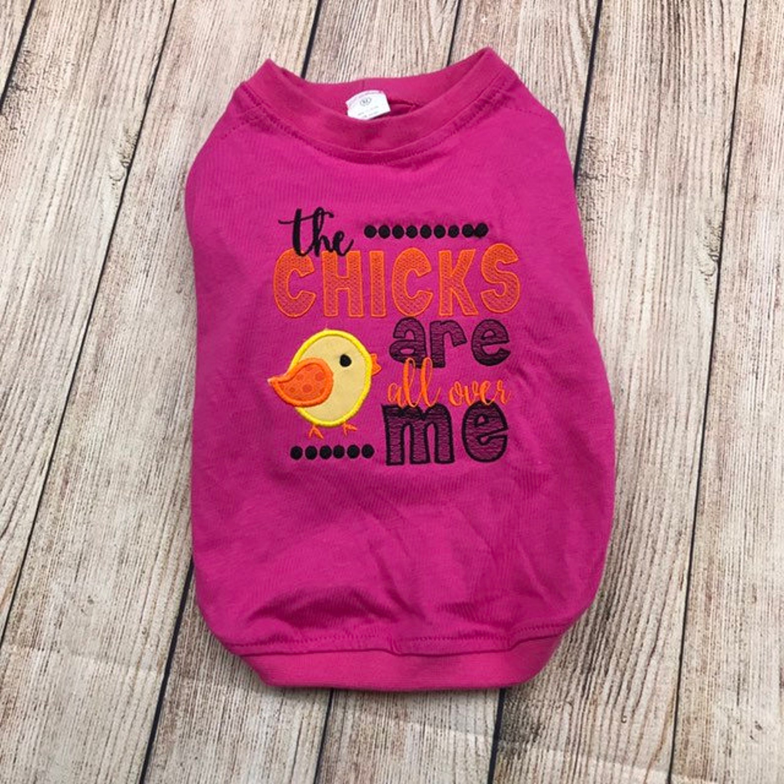 Dog Easter Shirt or Dress The chicks are all over me Pretty Etsy