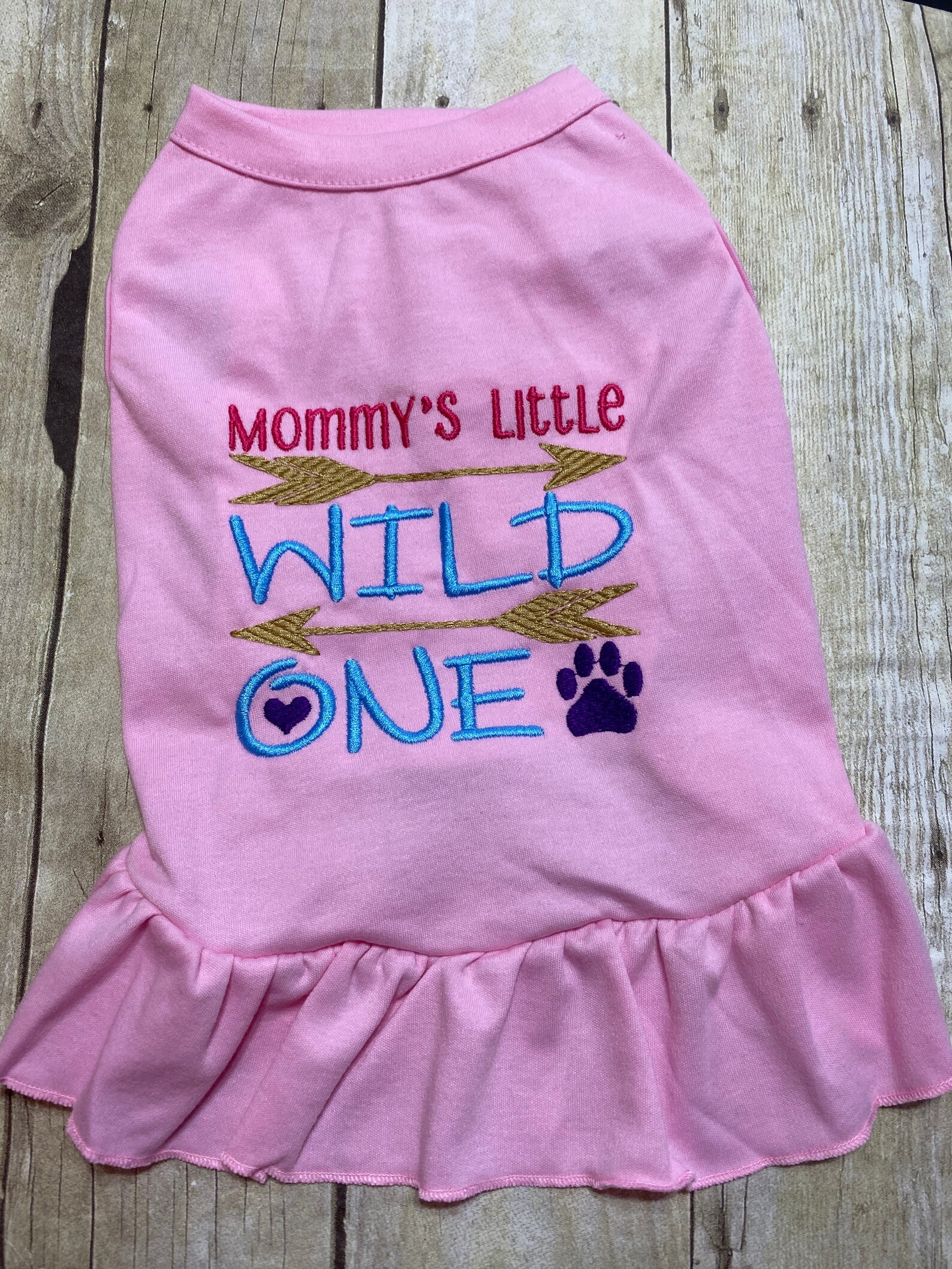 Mommy Wild One Dog Shirt or Dress Mother's Day Shirt Etsy
