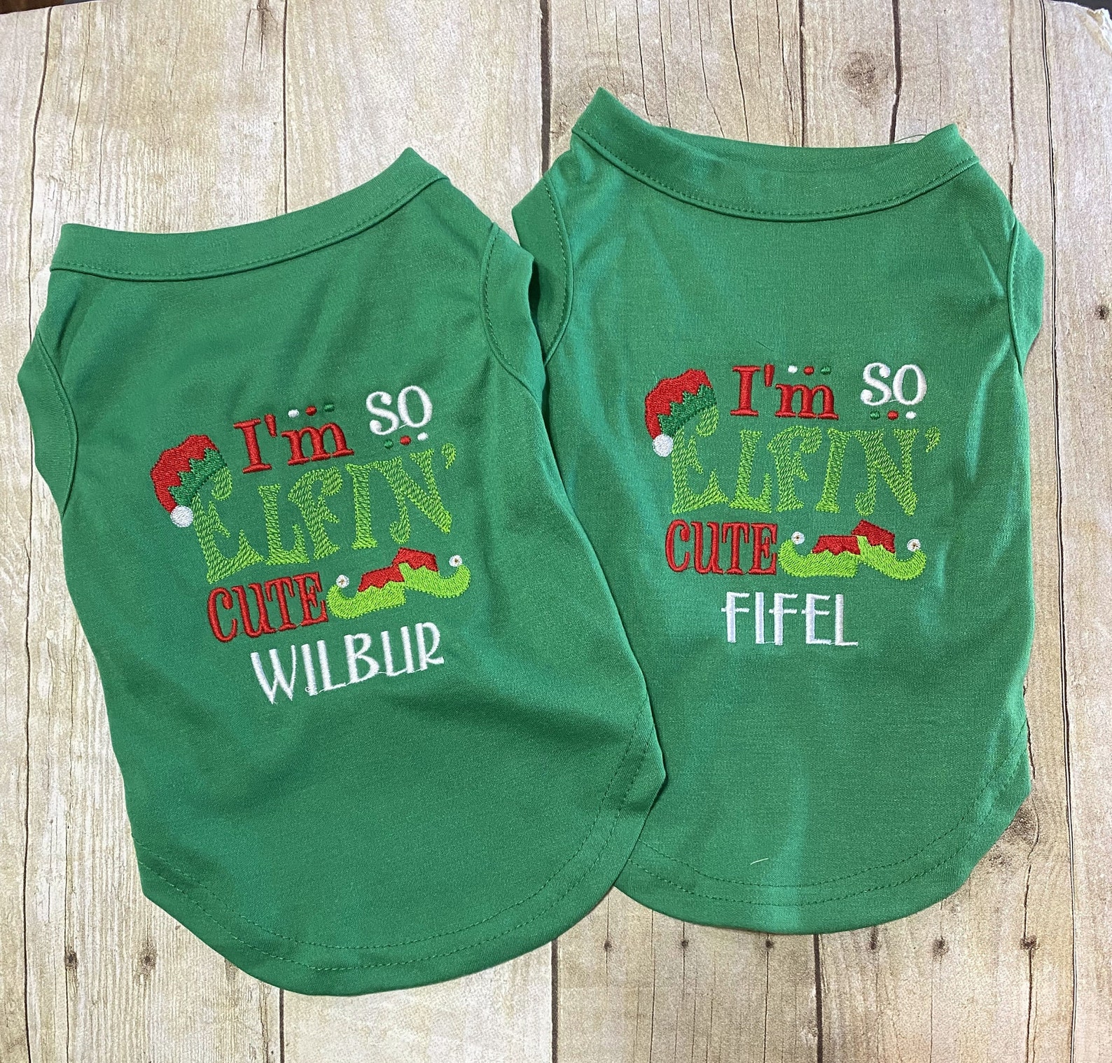 Dog Christmas Shirt Dress I'm so Elfin Cute Shirt Cute Etsy