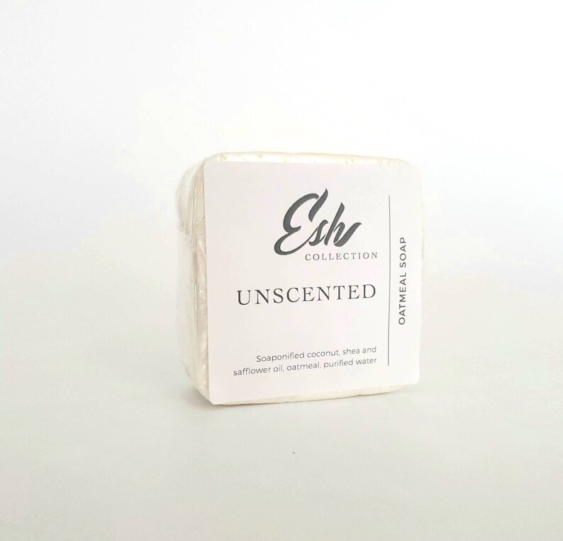 Unscented Oatmeal Soap Eczema Soap Healing Soap Vegan Soap Etsy