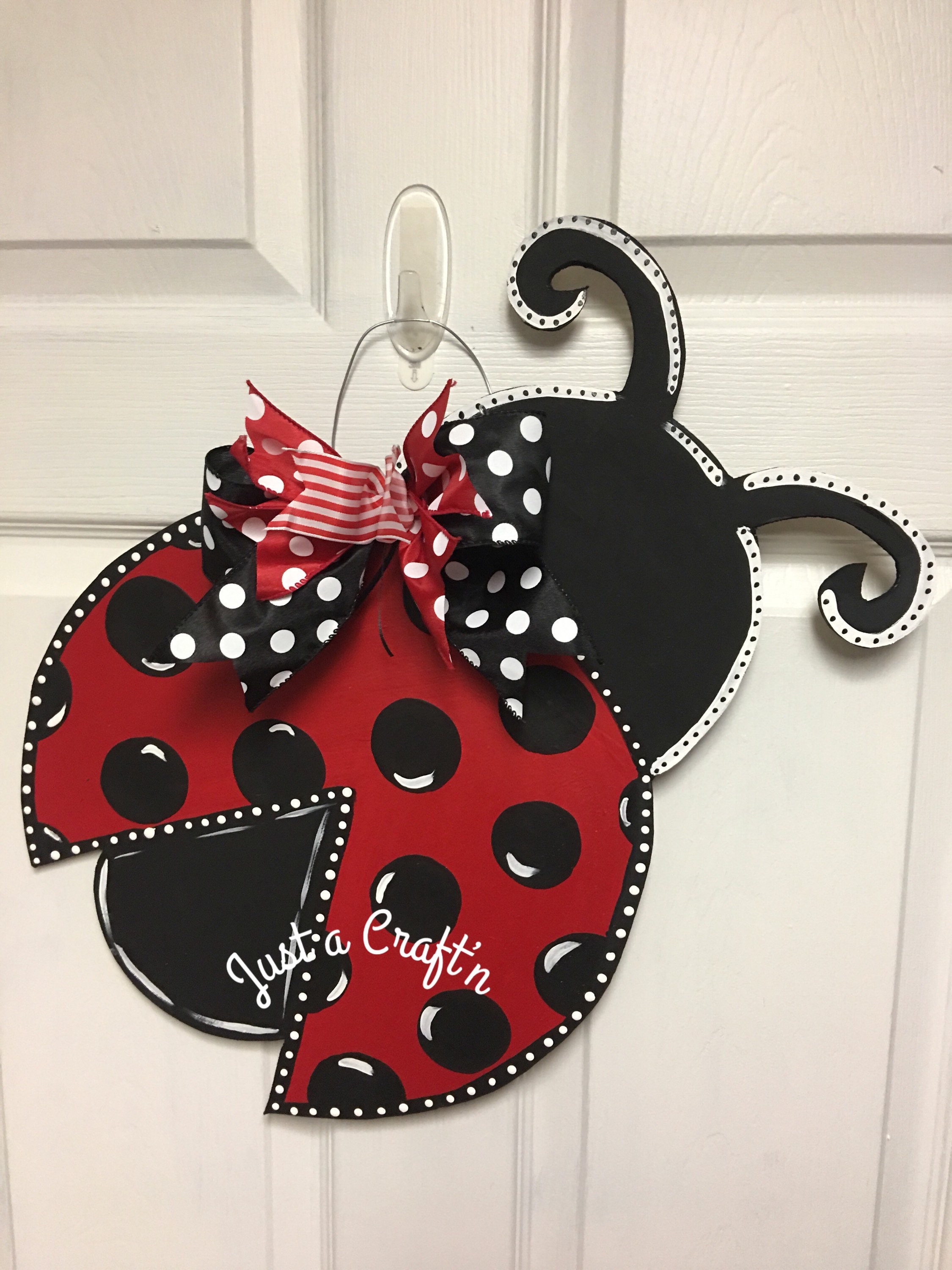 Ladybug Door hanger | Etsy