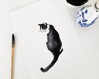 Chinese ink cat
