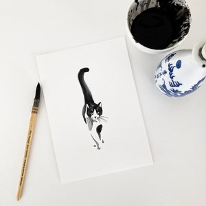 Indian ink cat image 1