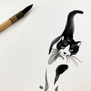 Indian ink cat image 3