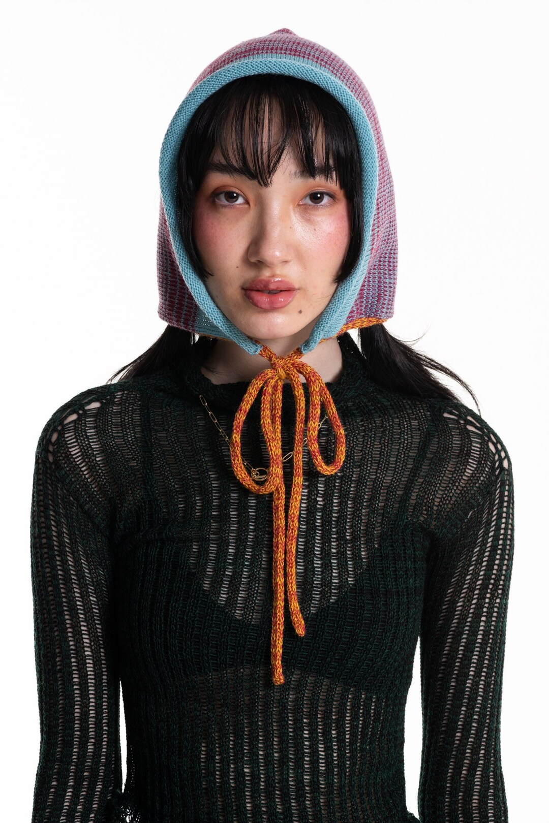 Colourful Knit Bonnet - Merino Wool - Etsy