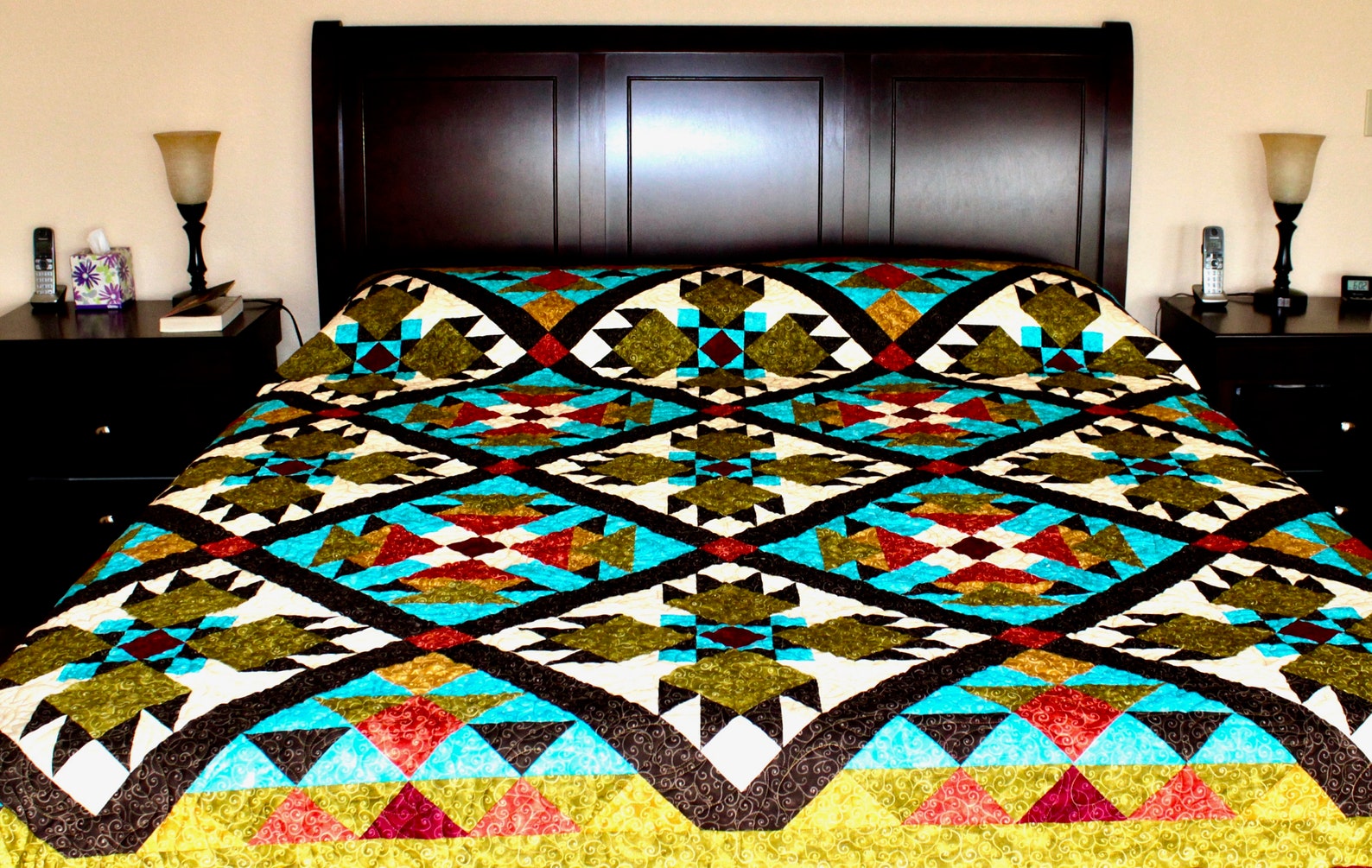 Southwest Quilt Pattern Bear Paw / Indian / Native American | Etsy