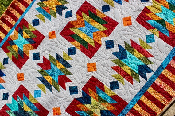 南西部のキルトパターン、ネイティブアメリカン、アメリカン