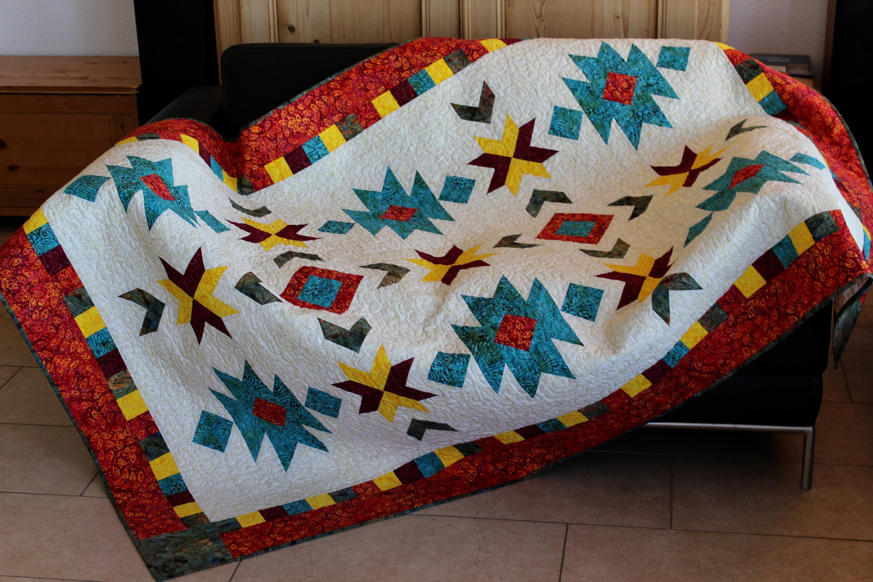 Southwest Inspired Full/Queen size quilt pattern 76 in. x Etsy