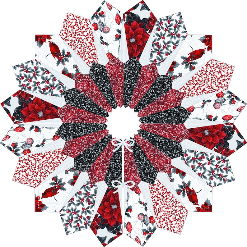 Christmas Tree Skirt Diameter 40 PDF Pattern Etsy