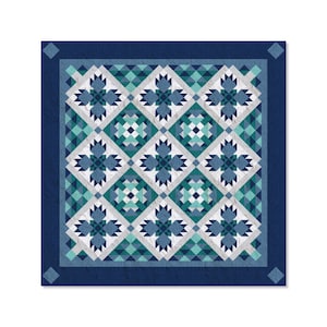 Southwest Bear Paw King Quilt Pattern – Native American Design (PDF Pattern)