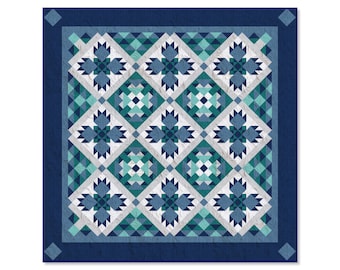 Southwest Bear Paw King Quilt Pattern – Native American Design (PDF Pattern)