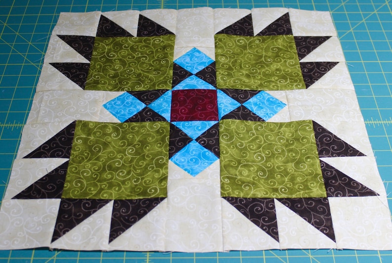 Southwest Quilt Pattern Bear Paw / Indian / Native American Etsy