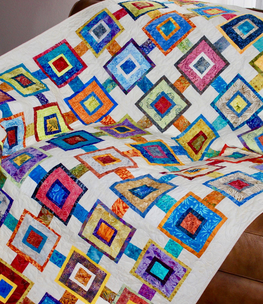 ✝️SCRAPQUILT RAG ✝️ How to Make A Scrappy Rag Quilt - Inspired Quilting by Lea
