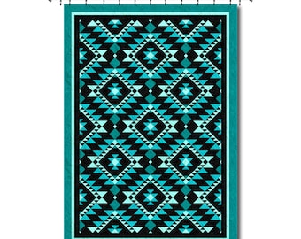 Quilt Pattern - Myrtle's Legacy, size: 66 in. x 93 in. - PDF Pattern