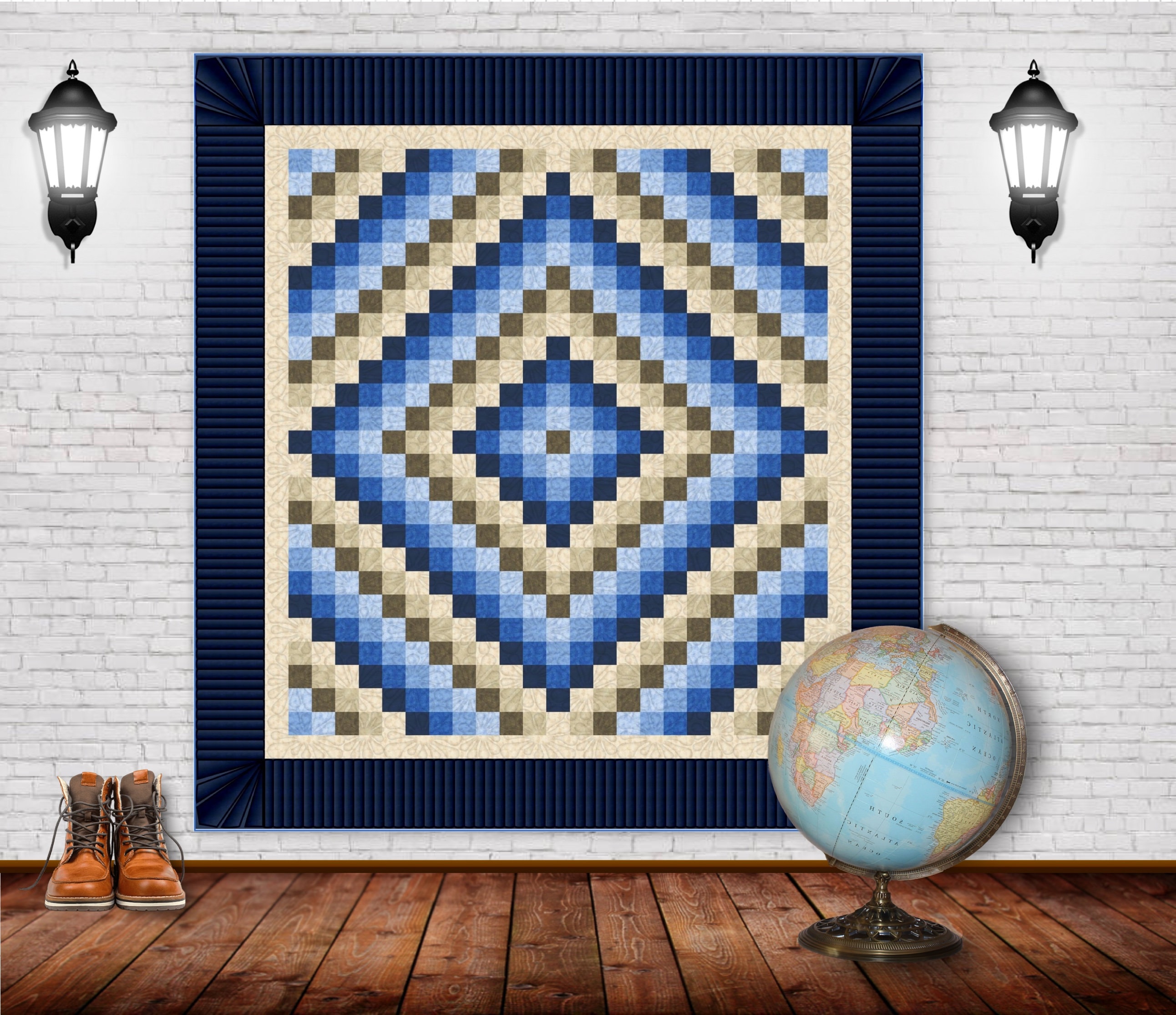 trip around the world quilt pattern pdf