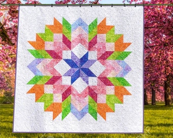 Spring Wreath - PDF pattern in 8 sizes