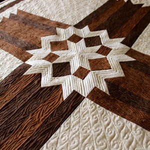 Cross Quilt - Carpenters' Star Cross - Queen / King size - PDF Download