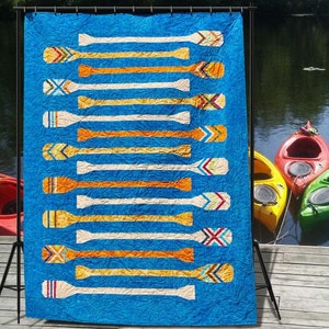 Paddle Mania, twin size: 62&quot; x 80&quot;