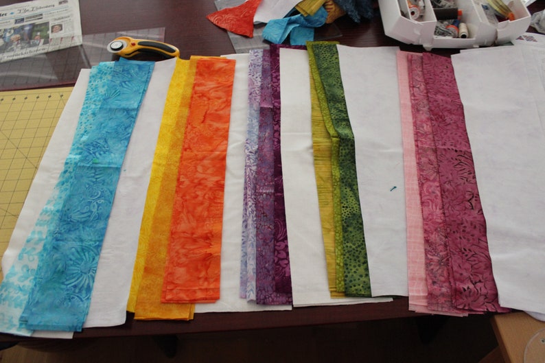 - PDF download Quilt pattern Trip Around the Caribbean x 88 in size 68 in