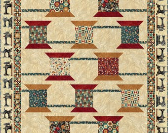Spools and Bobbins, size: 65 in. x 88" - PDF download