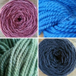 Bulky Heritage Blend Yarn, Colorado-Grown Wool, Hand-Dyed 3.5oz