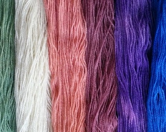 Colorado-Grown Wool Sock/Sport Yarn, Hand-Dyed 3.5oz