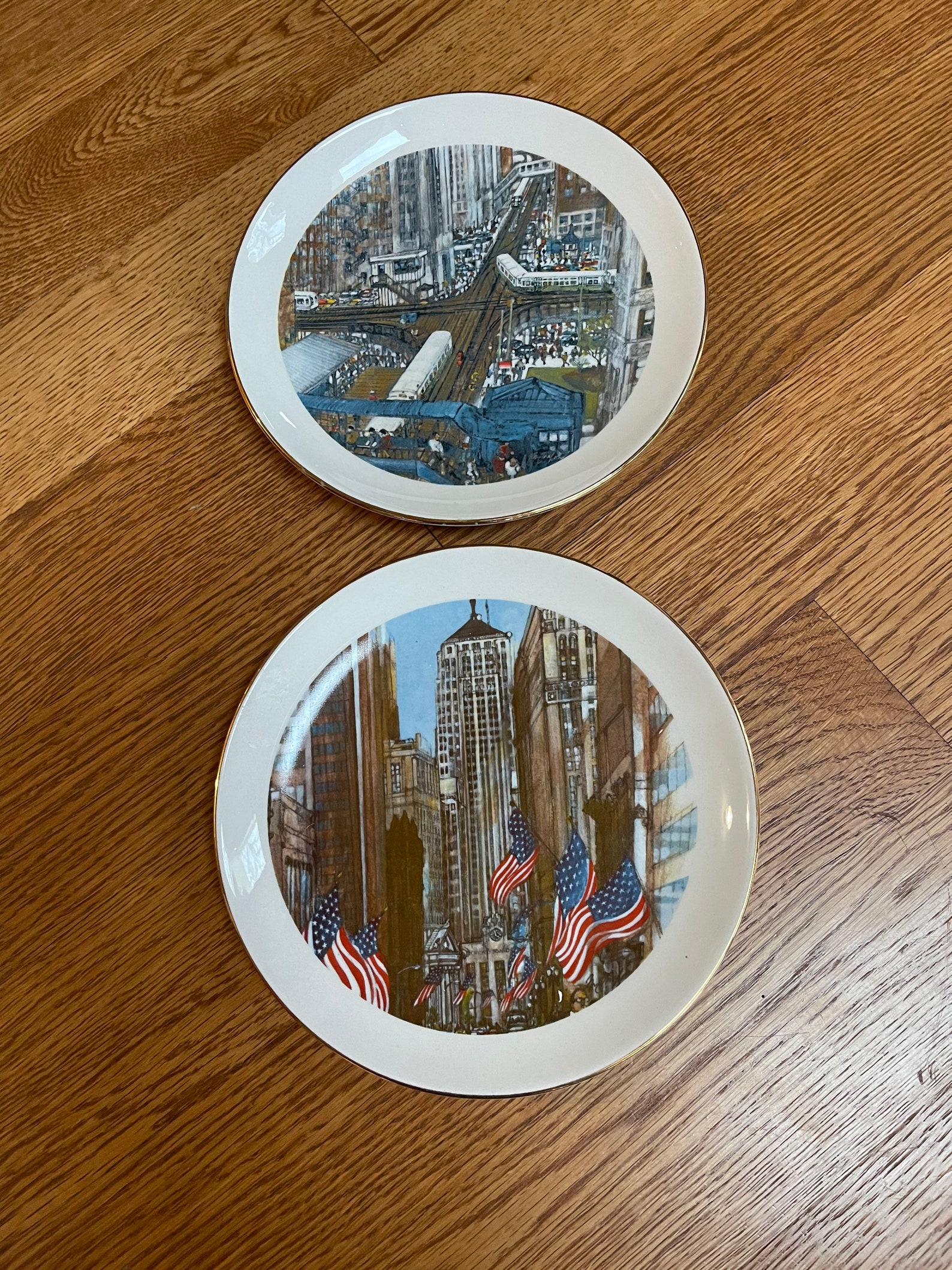 Vintage 1978/1981 Ceramic Chicago Souvenir Plates Limited Etsy