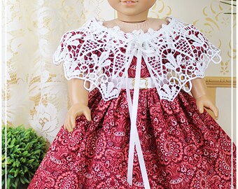 Historic Style Gown for 18-inch Dolls