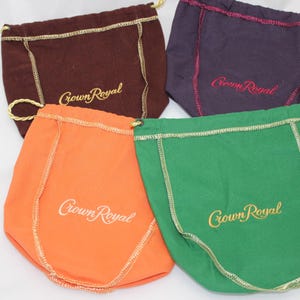 Crown Royal Drawstring Bags (pack of 10)
