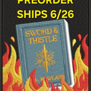 PREORDER - Book Burner Achievement Embroidered Patch | Dungeon Crawler Carl Inspired LitRPG Battle Rattle Merchandise