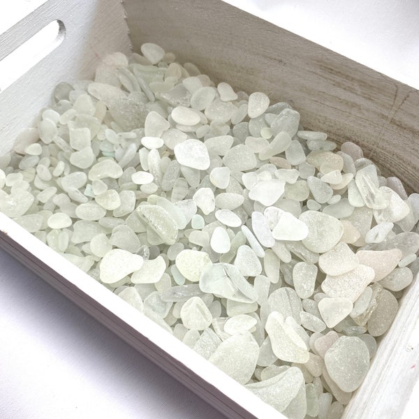 Frosted Wave-Tumbled Lake Erie Beach Glass By the Pound