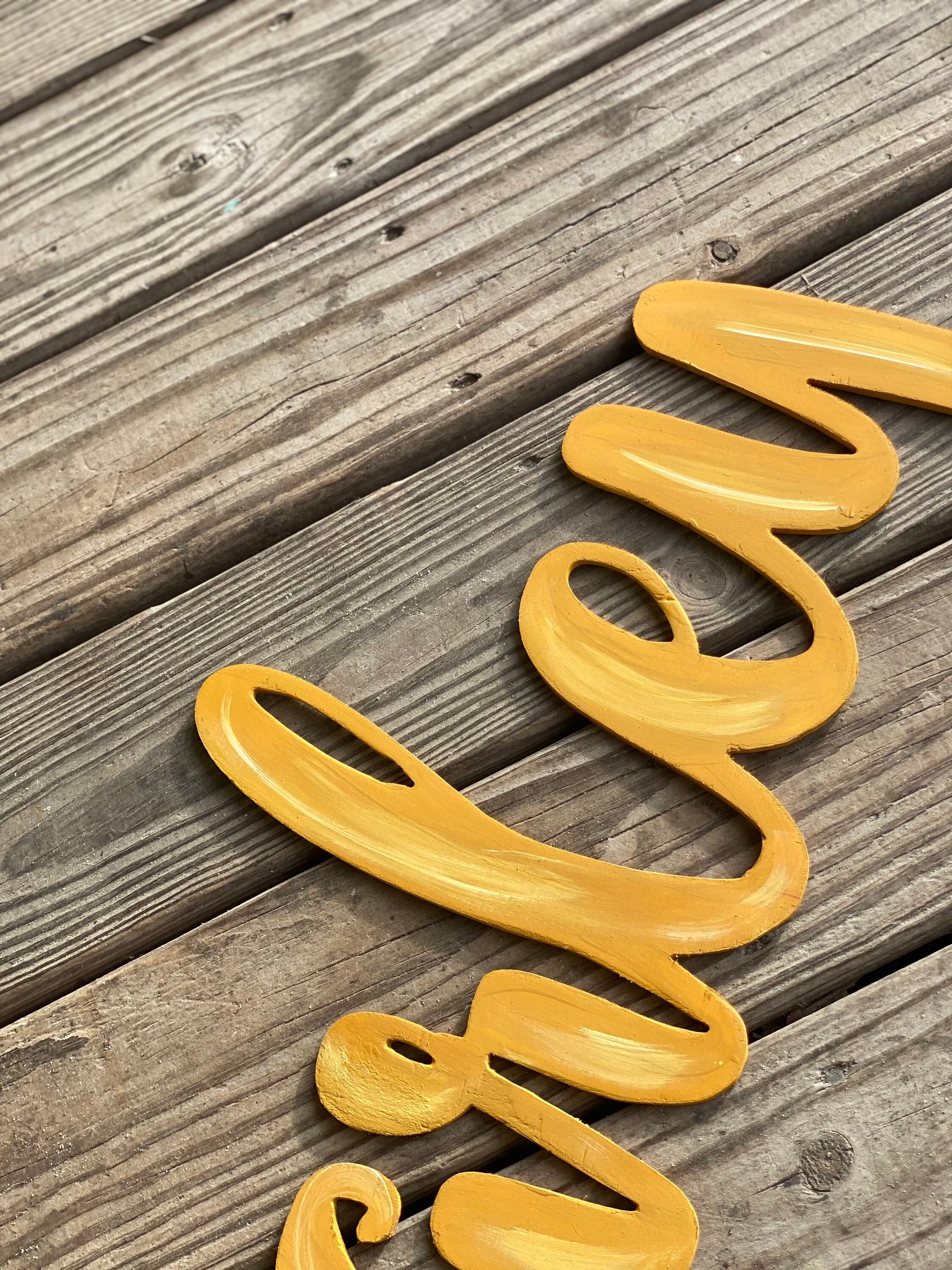 Wood Wall Art Name Wooden Name Nursery Wooden Name Decor Etsy UK