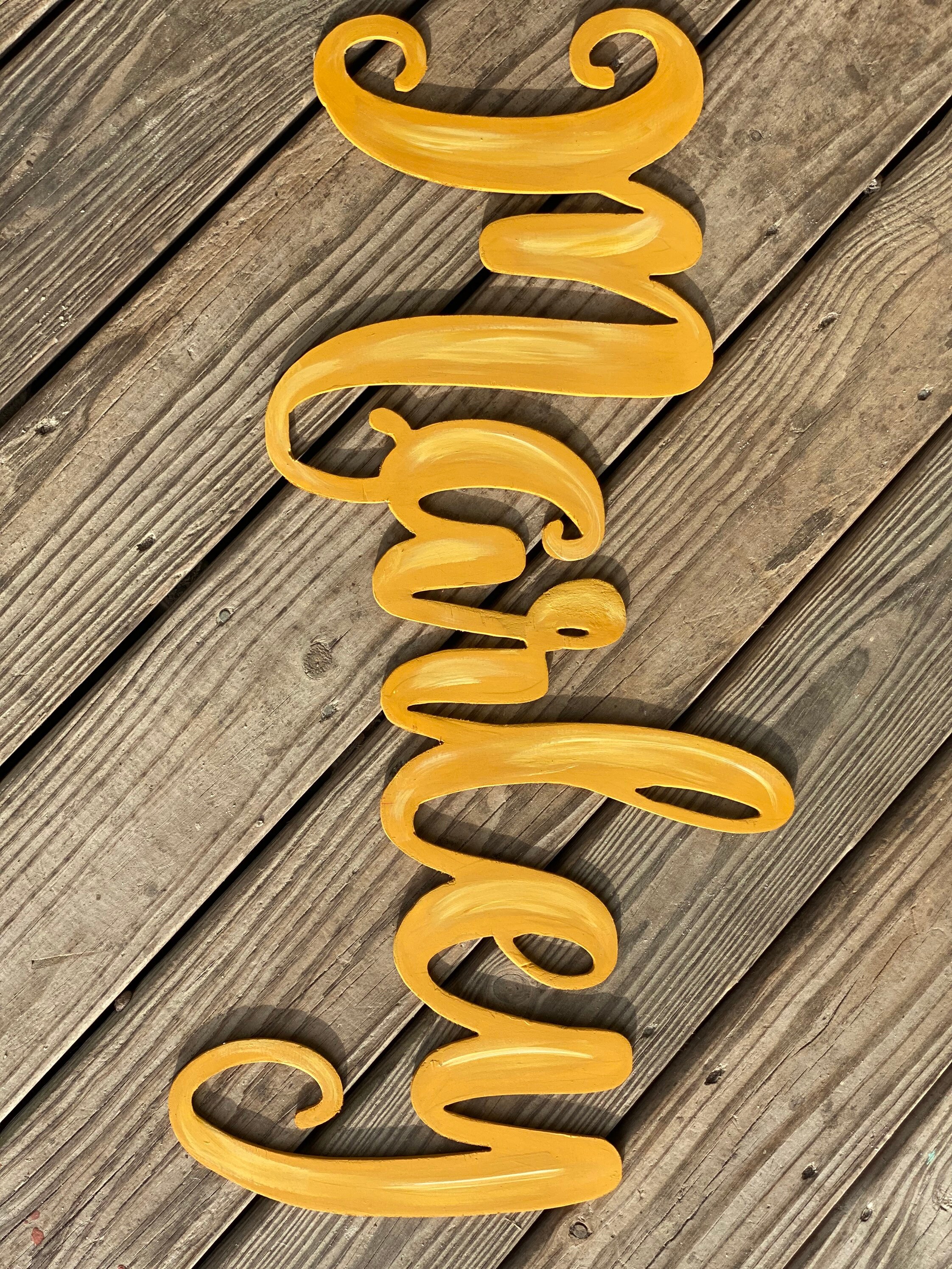 Wood Wall Art Name Wooden Name Nursery Wooden Name Decor Etsy UK