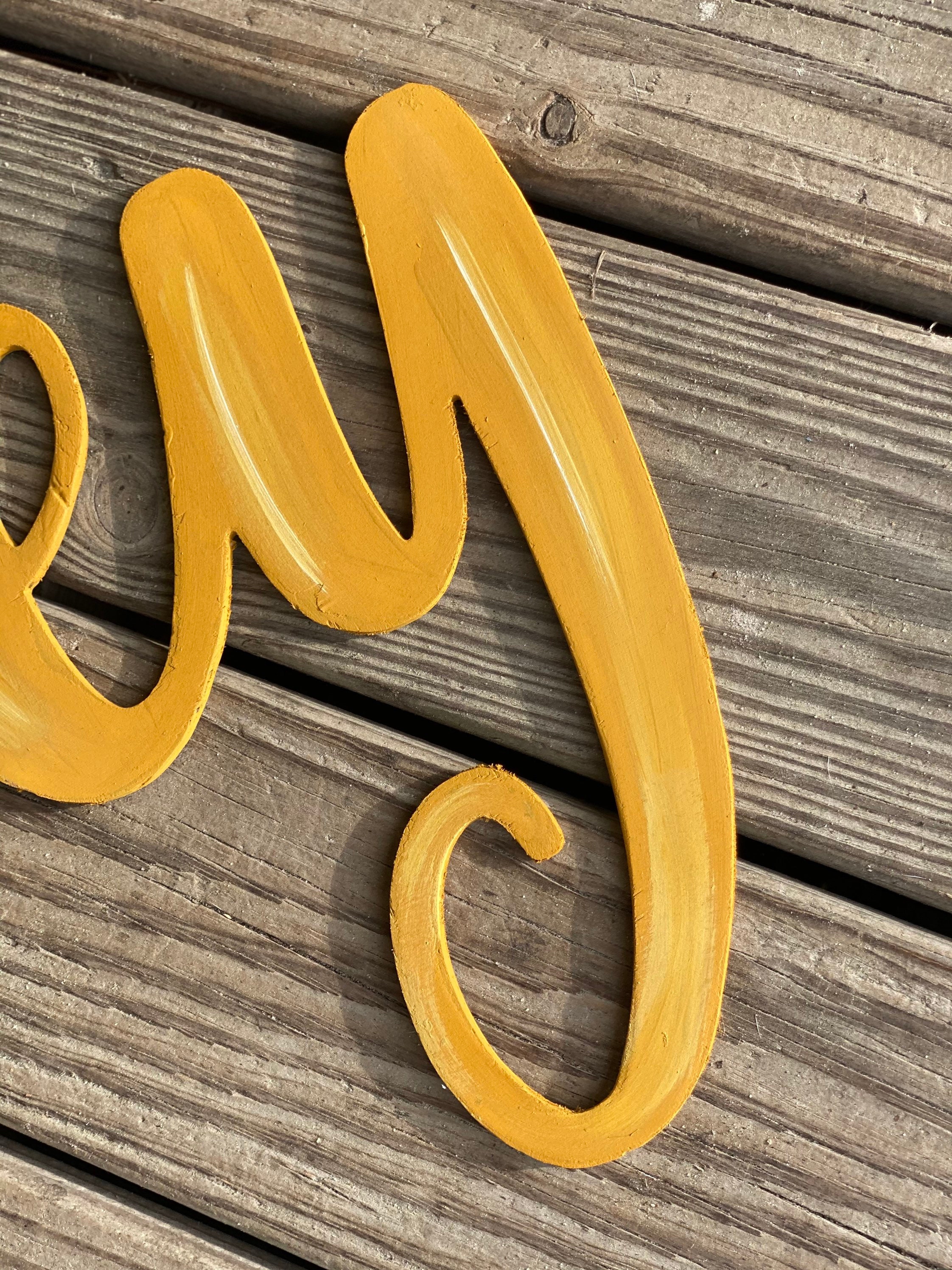 Wood Wall Art Name Wooden Name Nursery Wooden Name Decor Etsy UK