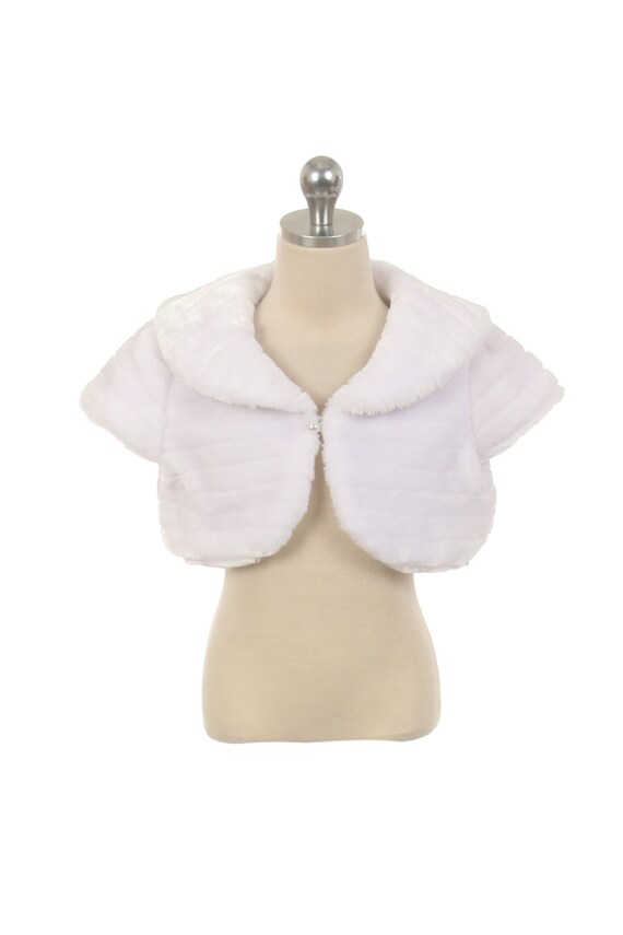 short sleeve fur jacket