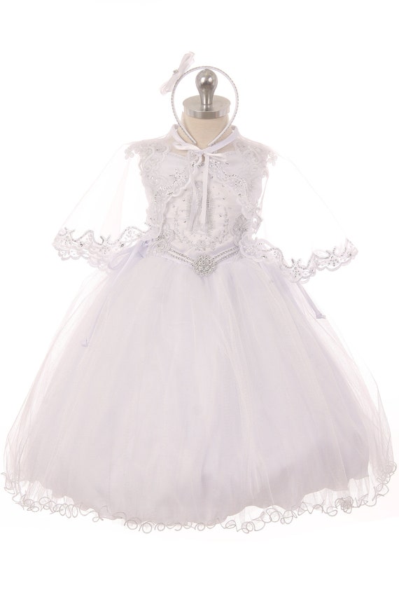 virgin mary baptism dress