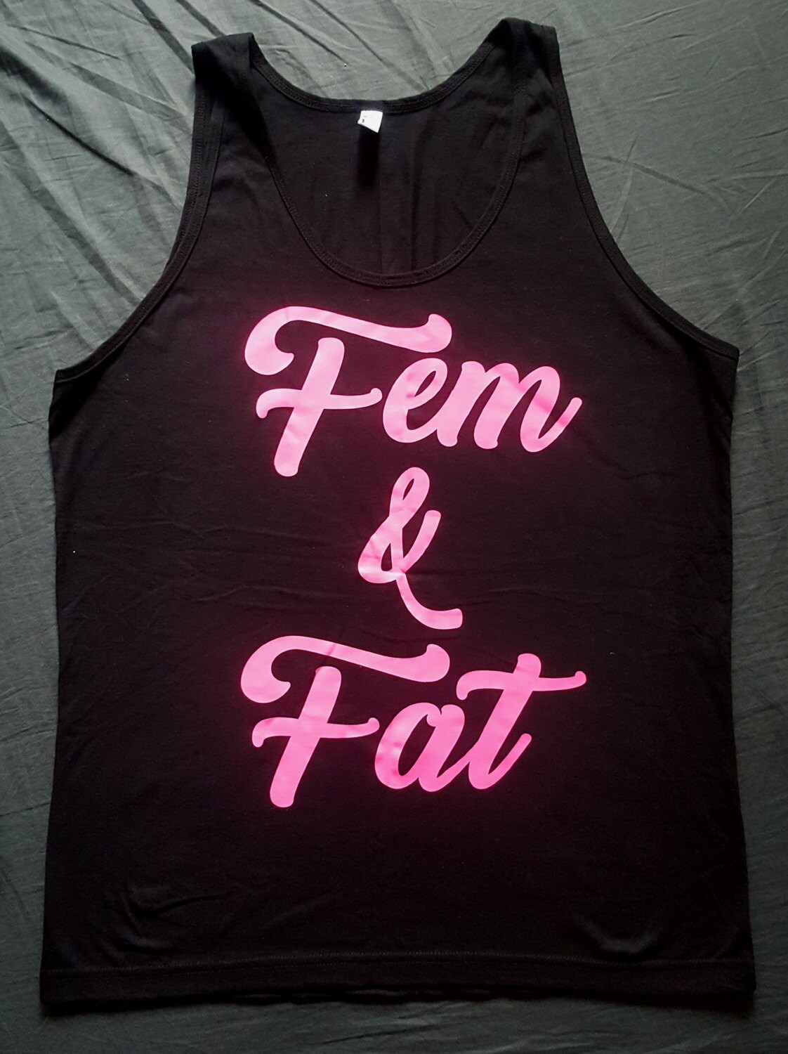 Fat & Fem Tank Top Etsy